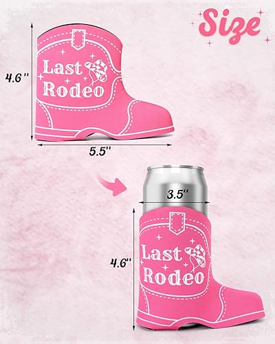 Miniatura 3 de CiyvoLyeen Botas de vaquera, 12 fundas para latas de despedida de soltera, aislantes de neopreno, vasos para bebidas o vasos para discoteca, vaquero