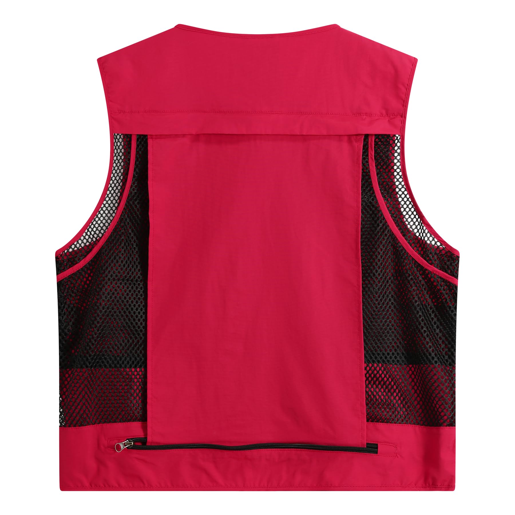YOUTHUP Gilet da Pesca Pratico da Uomo Gilet da Lavoro Multitasche per Esterni Gilet da Caccia Estivo per Fotografia
