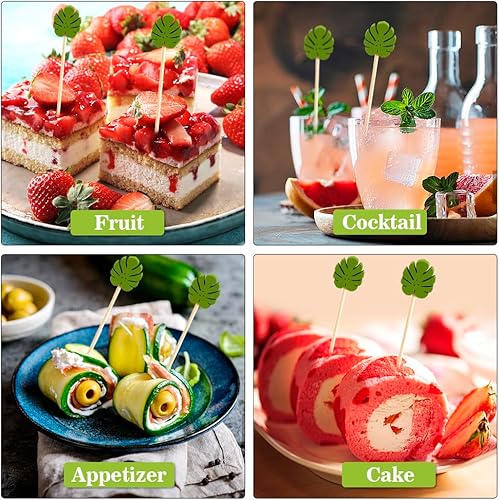 Miniatura 7 de 100 piezas de palillos de cóctel para aperitivos, accesorios para charcutería, palillos de cóctel para bebidas, palillos de bambú, palillos de