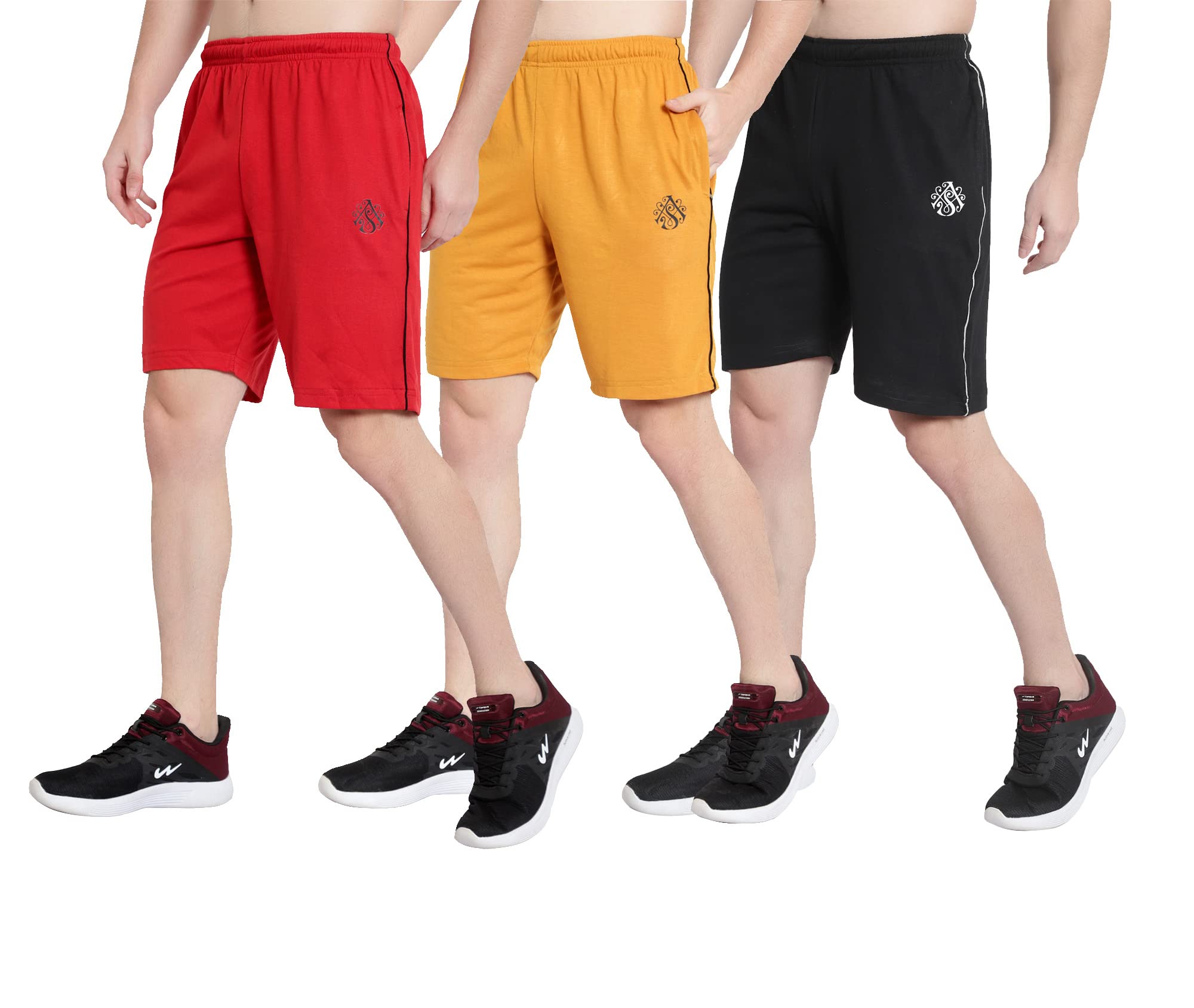 Mens Cotton Outdoor Quick Dry Lightweight Sport Shorts Up to 48 Inches Waistline-image-7