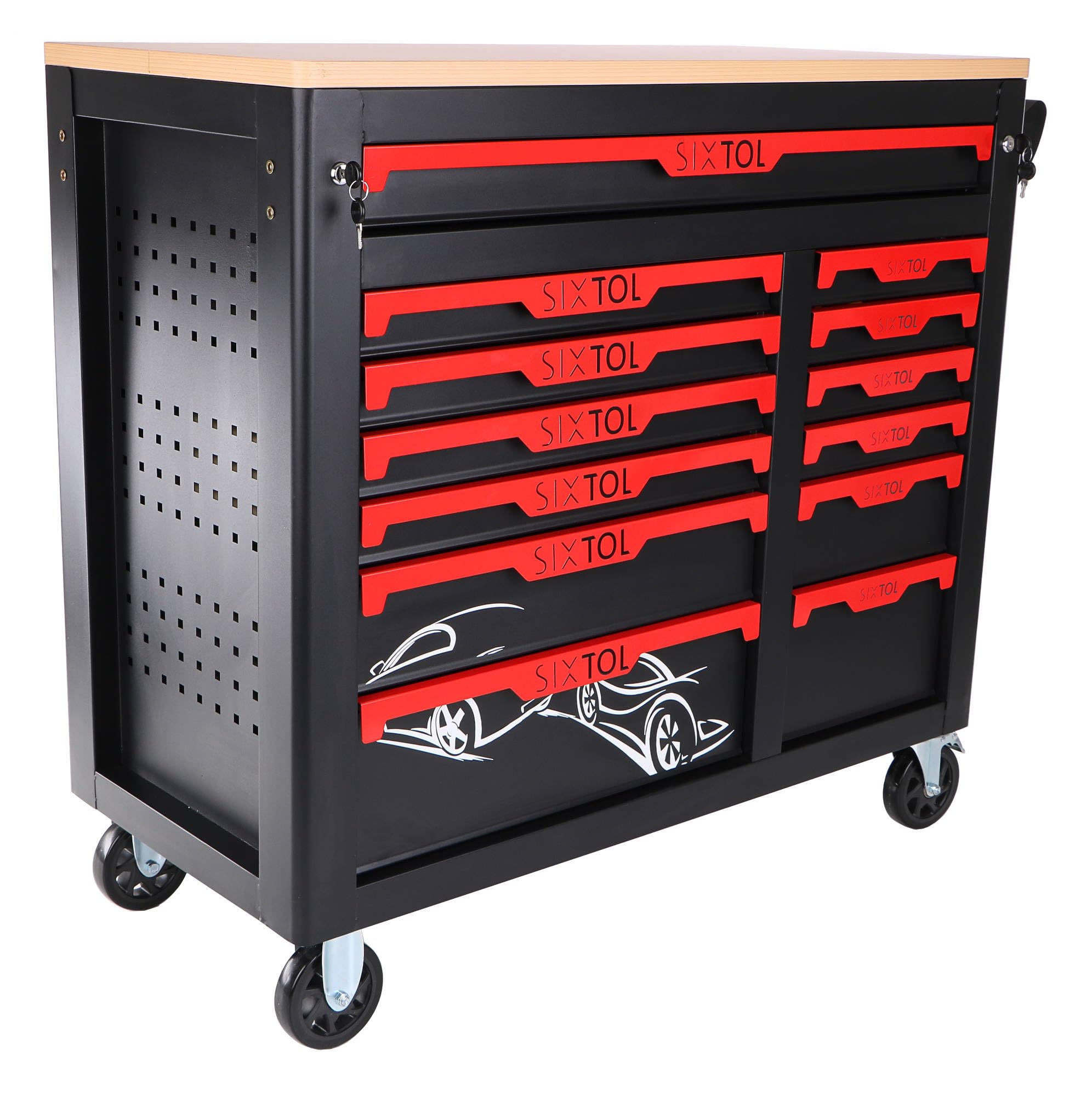 Mechanic Trolley Titan 1559 | wózek warsztatowy | 13 szuflad | 1559-częściowy zestaw narzędzi