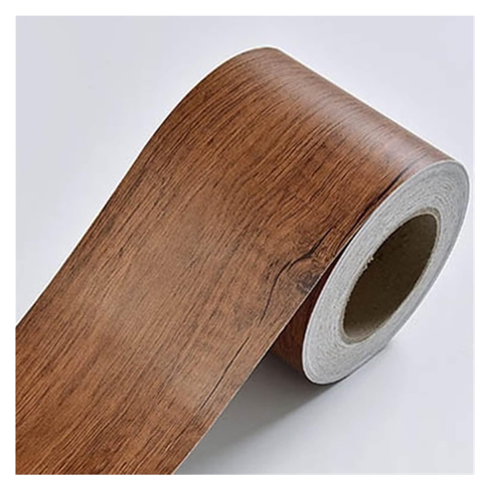 Bordure de papier peint autocollante imitation bois multicolore pour plinthe 5m