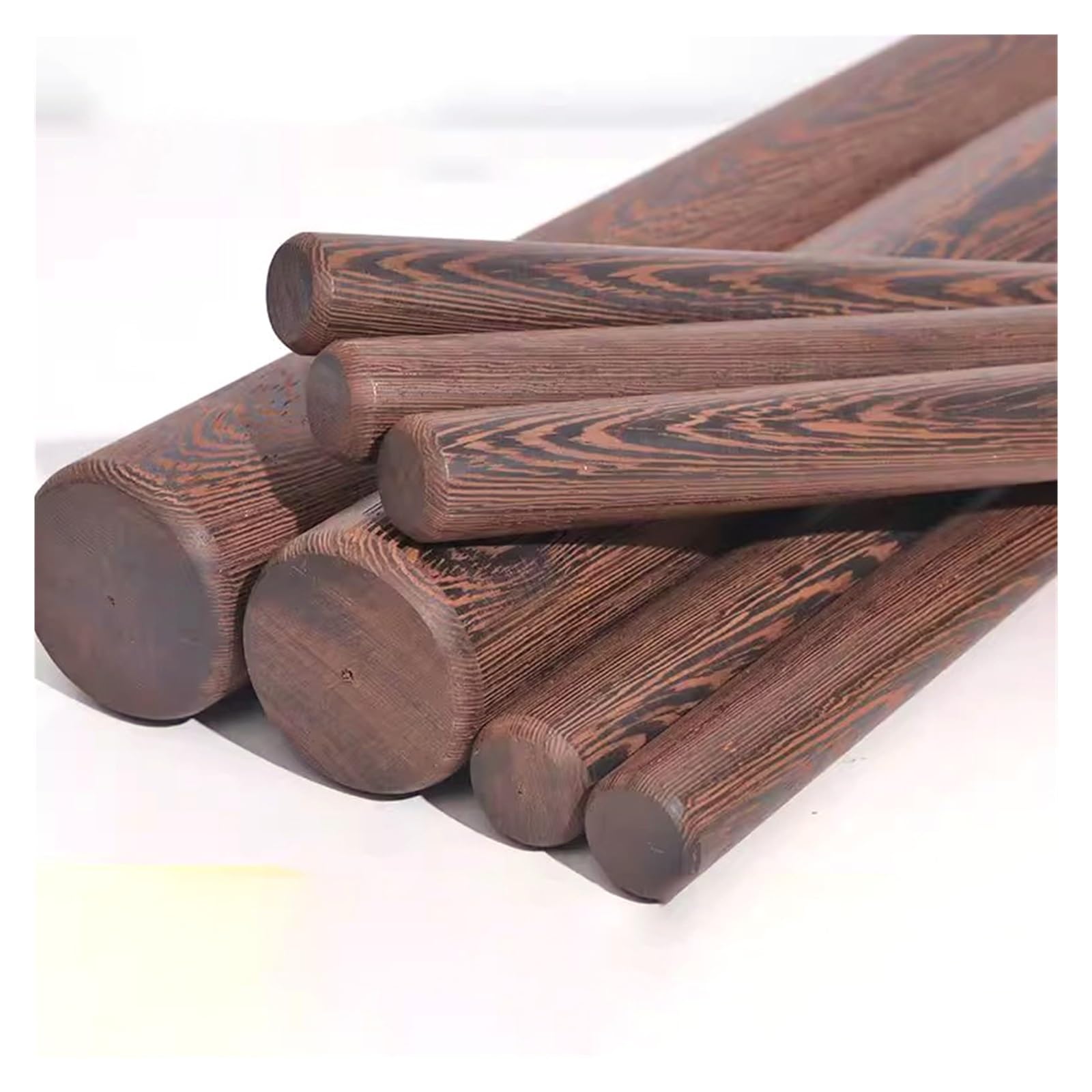 Palos De Madera Wood Round Rod Hard Natural Solid Wood Round Rod Handmade DIY Material Household Products(50x3cm 1pcs)