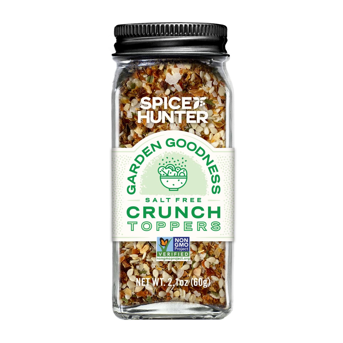 Spice Hunter Crunch Toppers (Garden Veggie Seasoning, 2.1 oz jar)