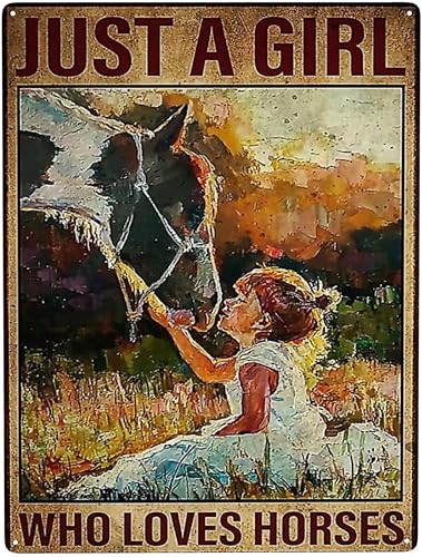 Kit de pintura de diamantes 5D por números Just A Girl Who Loves Horses Diamond Art Kit de pintura para adultos Full Drill Crystal Rhinestone