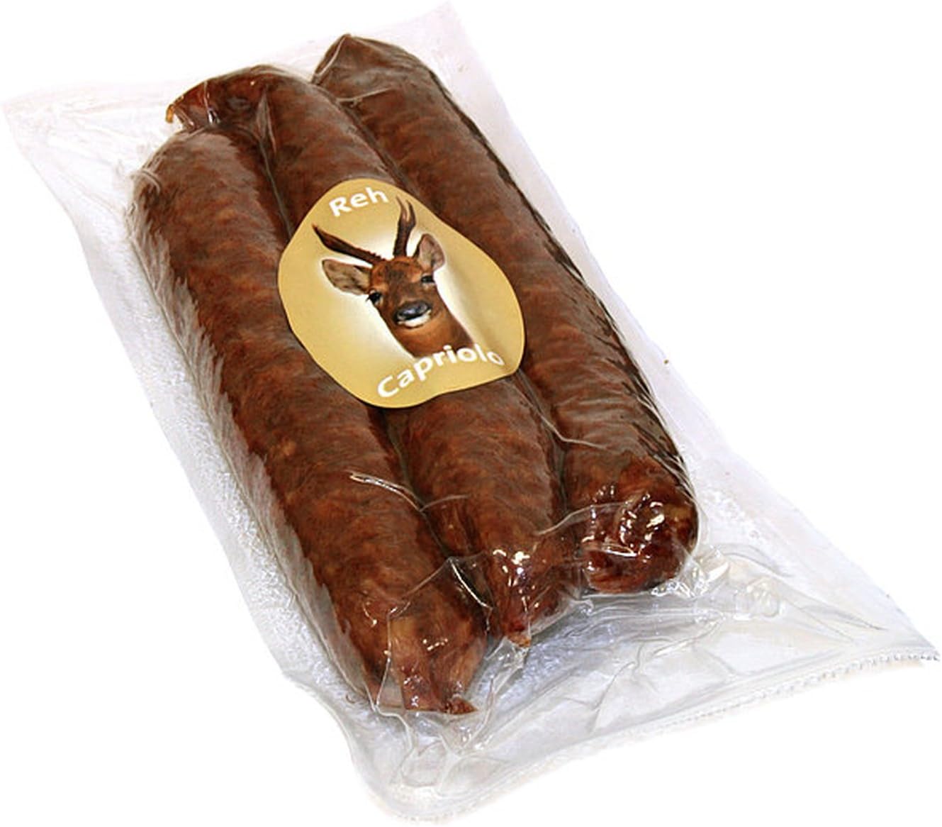 Roe Deer Smoked Sausages x3 vac. APPR. 150 gr. - Kofler Speck