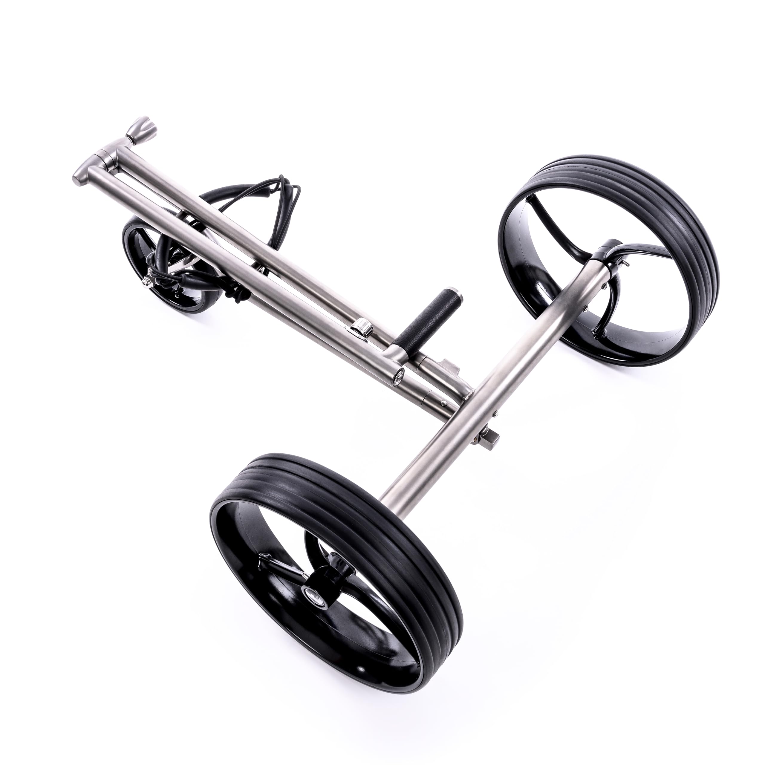 Galaxy Titan Elektro Golf Trolley – Ultraleicht (5,8 kg) – Titanrahmen, Lithium 36-Loch Akku, magnetische Parkbremse, Rückwärtsgang, inkl. Tasche & Zubehör