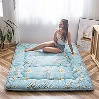 Vista 65 de MAXYOYO Colchón Japonés de Suelo Colchón Futón, Colchón de Tatami Engrosado de 4", Almohadilla para Dormir Plegable Enrollable para Niños y Niñas