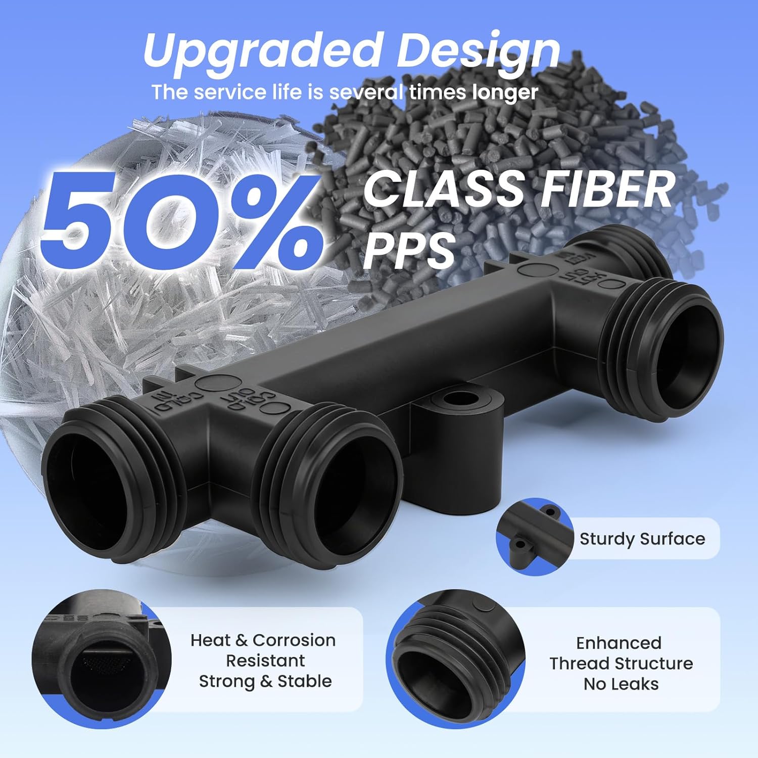 WP596816 Sensor Valve Compatible with watts premier 500800/500805 & grundfos up Comfort Instant Hot Water Pumps – Includes 2×12" Lines & 2×1/2"x3/8" Reducers