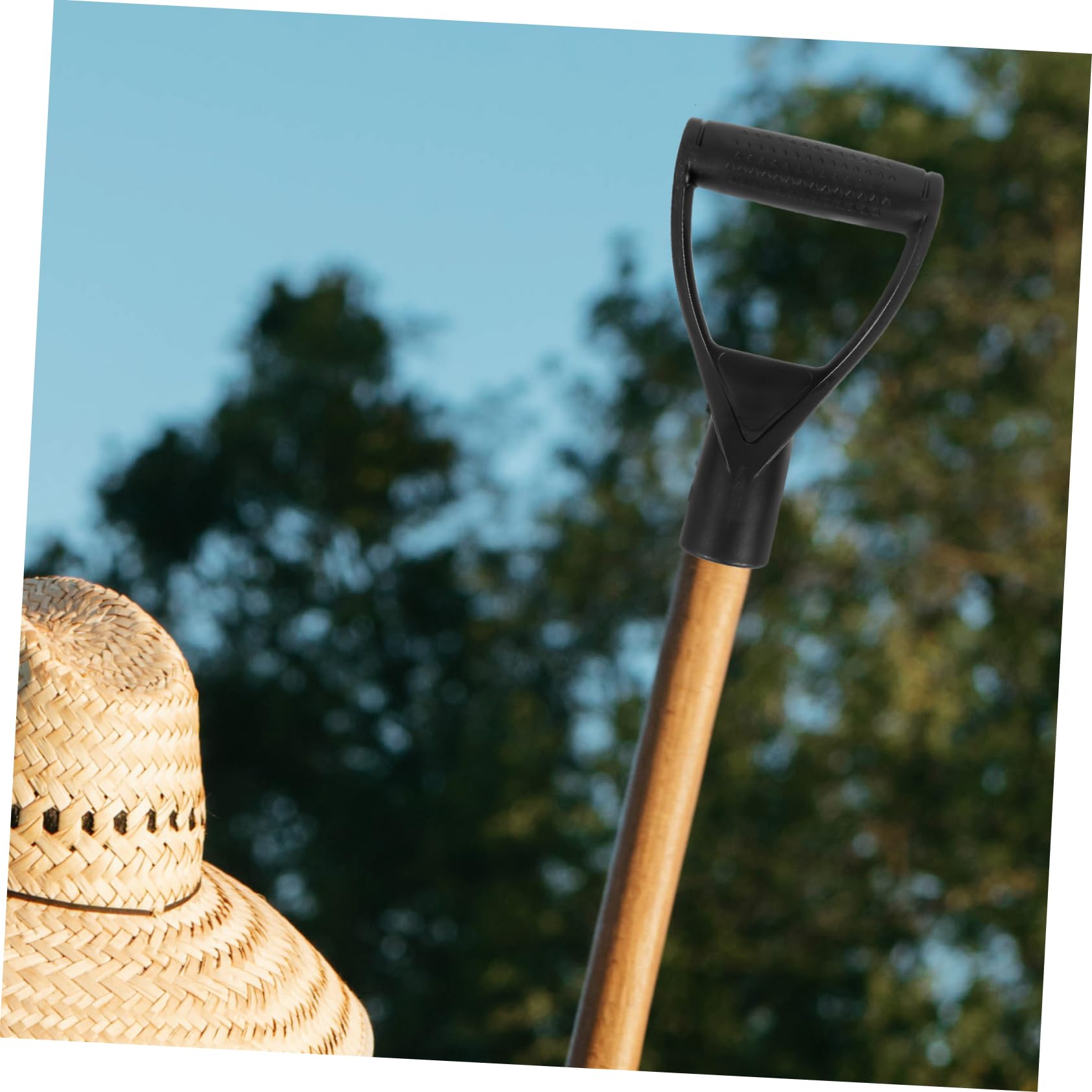 TOYANDONA 4 Pezzi impugnatura in plastica vanga pala mano maniglie maniglia Strumenti da giardino semplice manico di pala manico della pala da giardino utile manico della pala