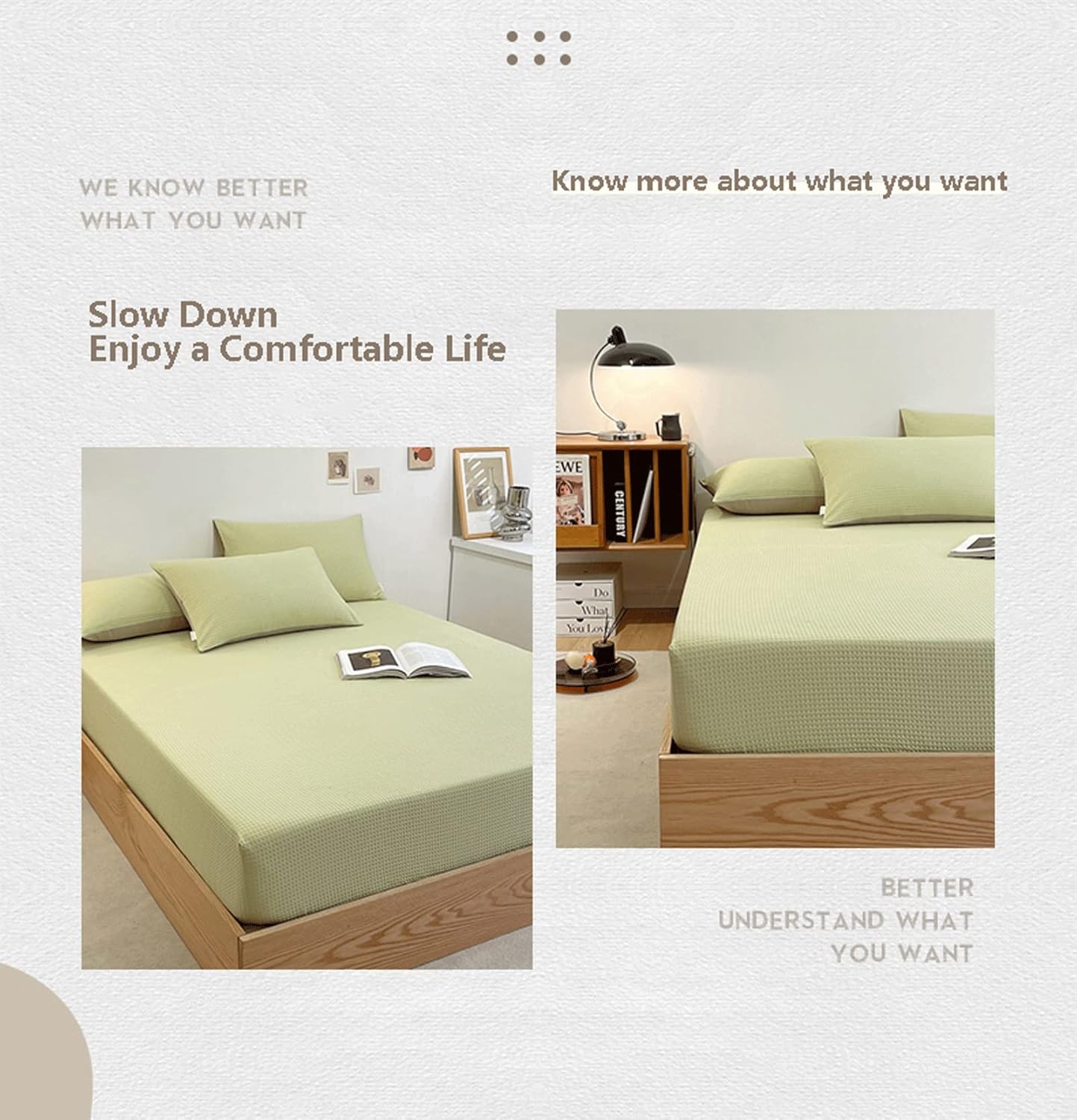 TEVTEV Luxury Fitted Sheet Soft Comfortable Waffle 100% Cotton 11.81" Deep Pocket Bottom Bed Sheets Mattress Cover Queen/King Super King 1 Piece (Color : Blue, Size : 150x200x30cm+48x74cmx2)
