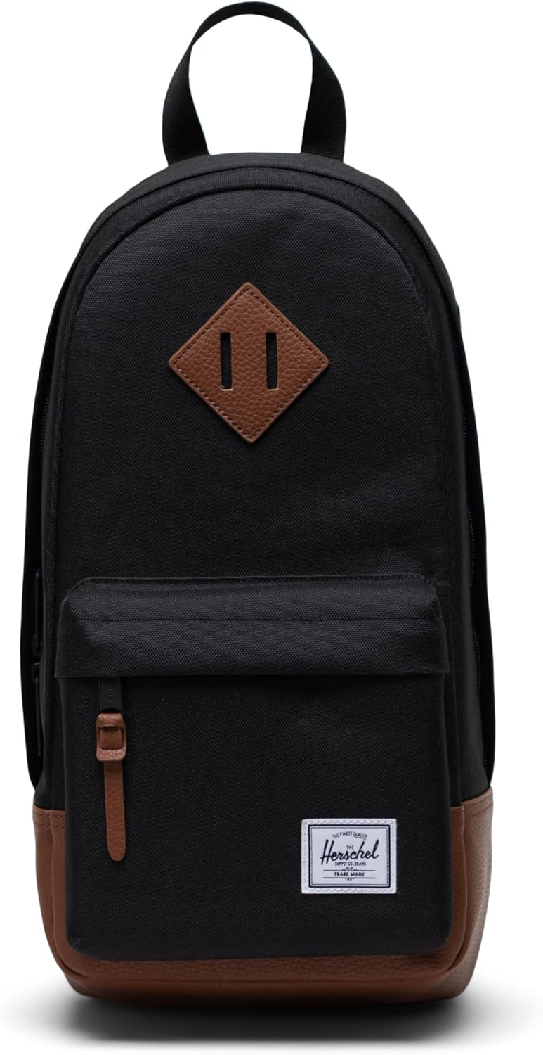 Herschel Supply Co. Heritage Shoulder Black/Tan, 8L