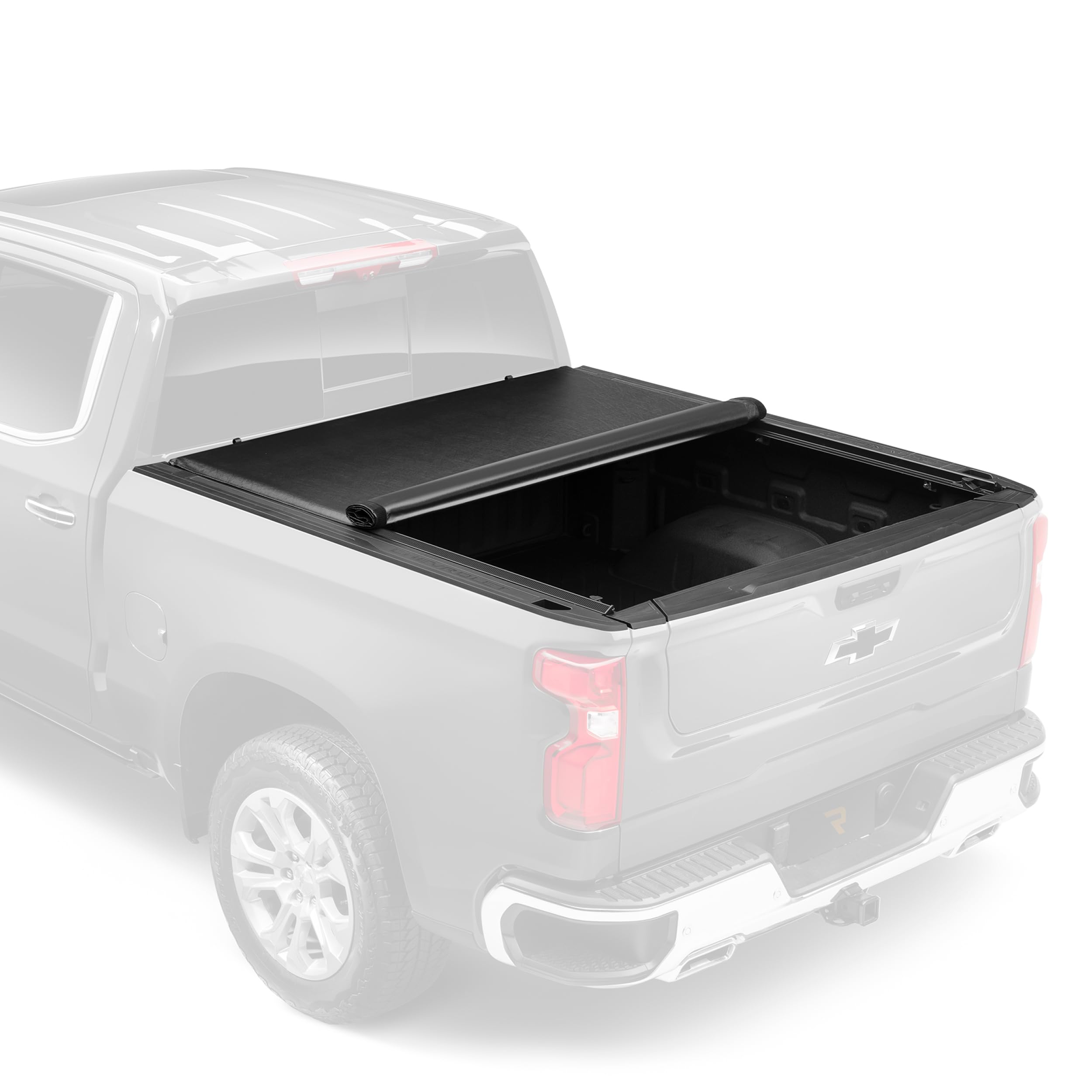 Gator Soft Roll Up Truck Bed Tonneau Cover - Easy-to-Install - No-Drill Installation - Durable Vinyl Roll Up Tonneau Cover - Low-Profile Design - 2019-2026 Chevy/GMC Silverado/Sierra 5'10" Bed