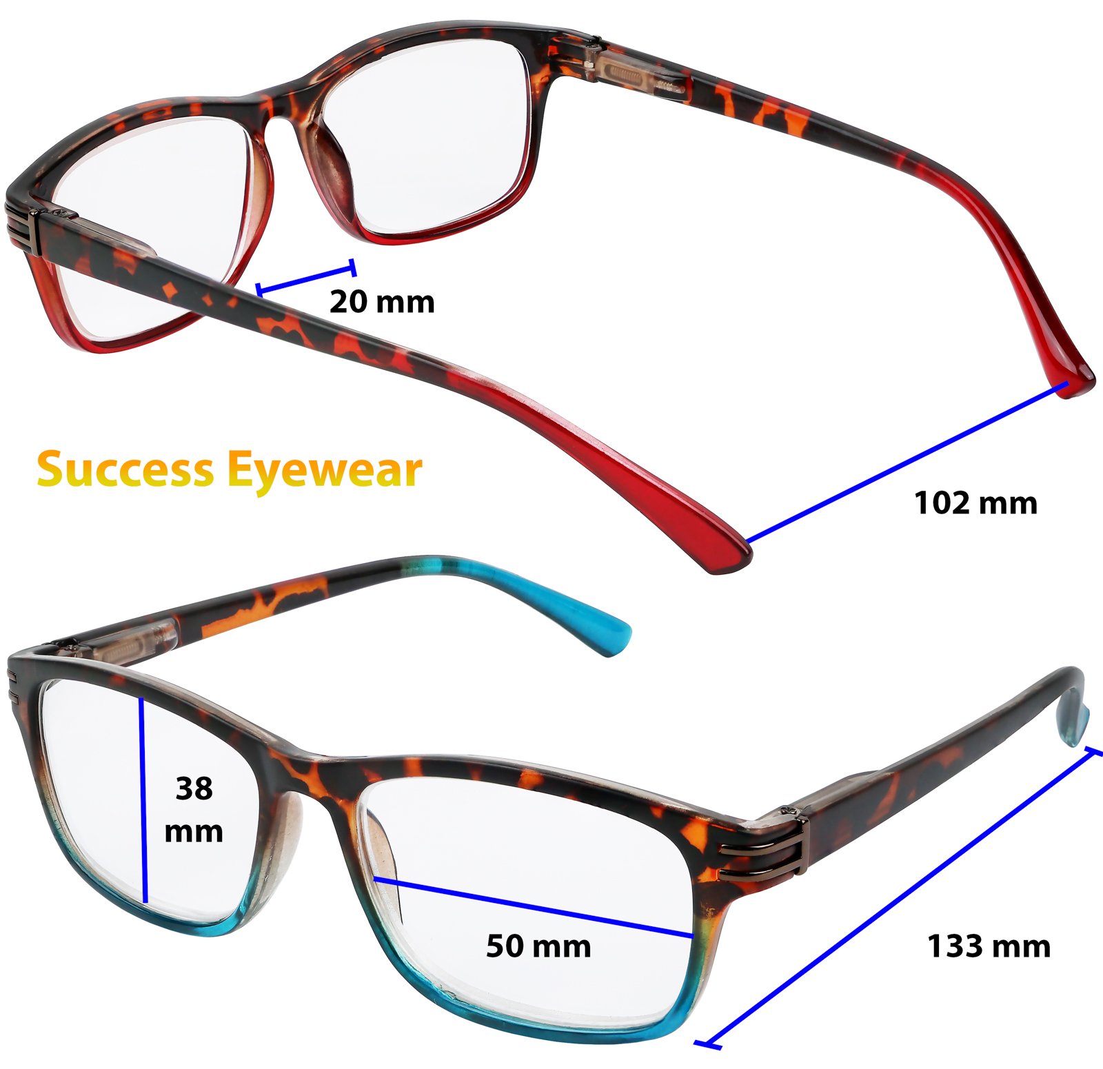 Gafas de Lectura Lectores de 3 pares Gran Valor elegante Fashion Hombres y Mujeres Gafas para leer