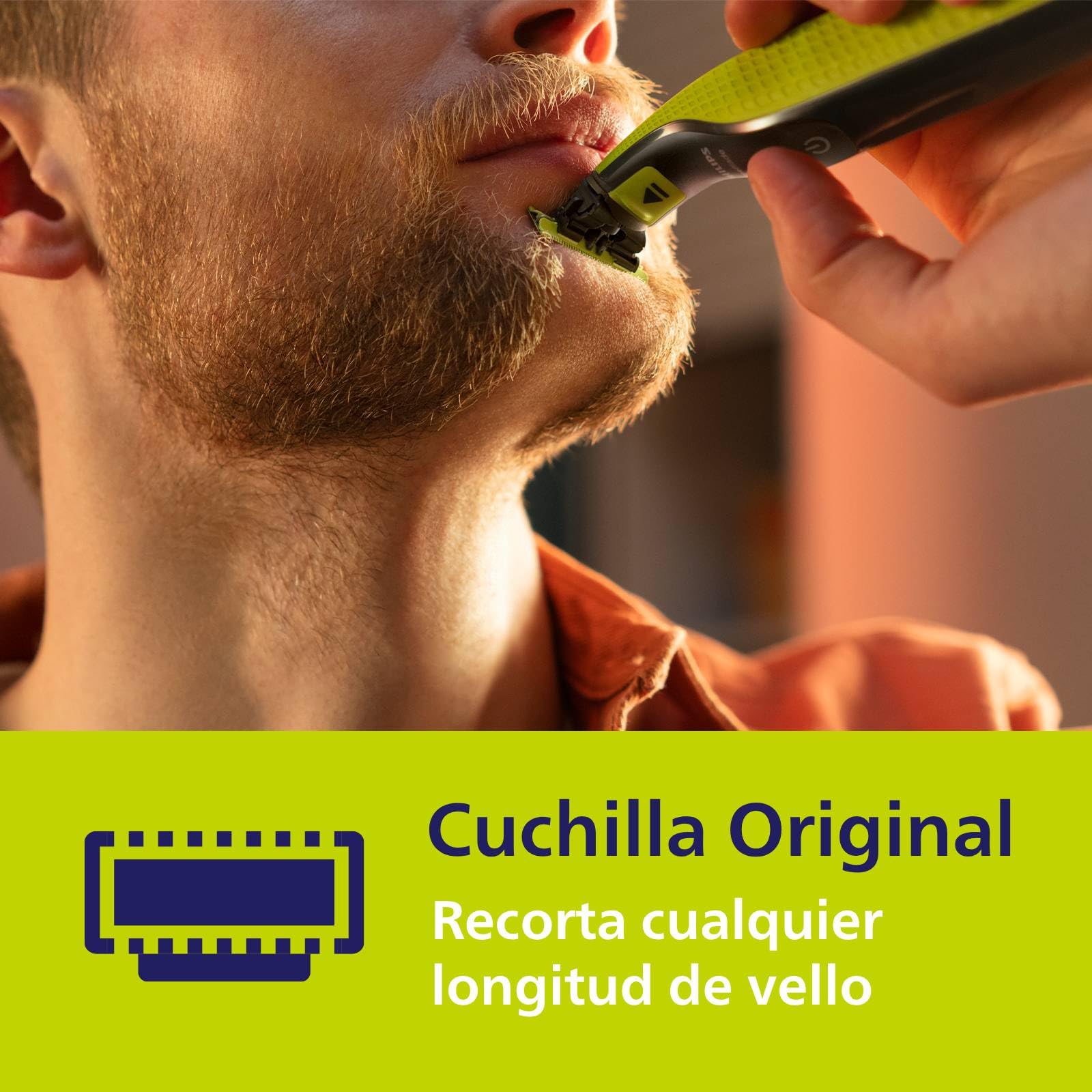 Philips OneBlade - Lama di ricambio originale, 2 pezzi QP220/51