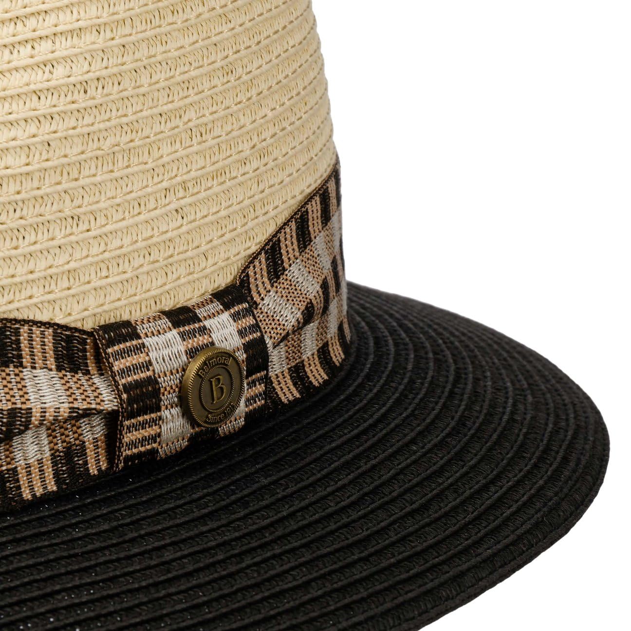 Balmoral Cappello di Paglia Wilmont Traveller Uomo - Cappelli da Spiaggia Sole con Fodera Primavera/Estate Primavera Estate