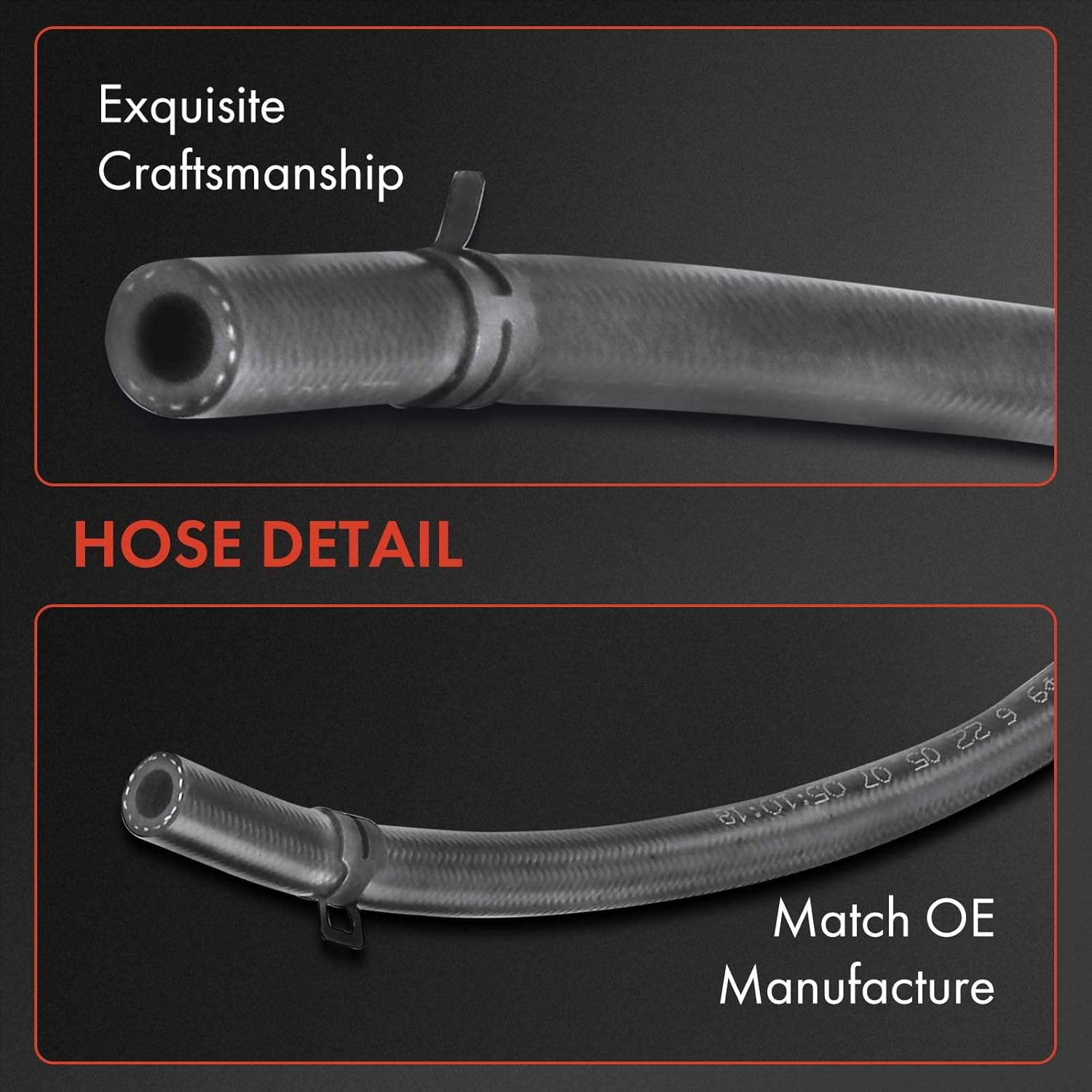 A-Premium Power Steering Hose Pressure & Return Hose Line Assembly Compatible with Chevy Trailblazer & GMC Envoy 2002-2009 & Buick Rainier 2004-2007 & Isuzu Ascender Saab 9-7X, 4.2L, 3-PC Set