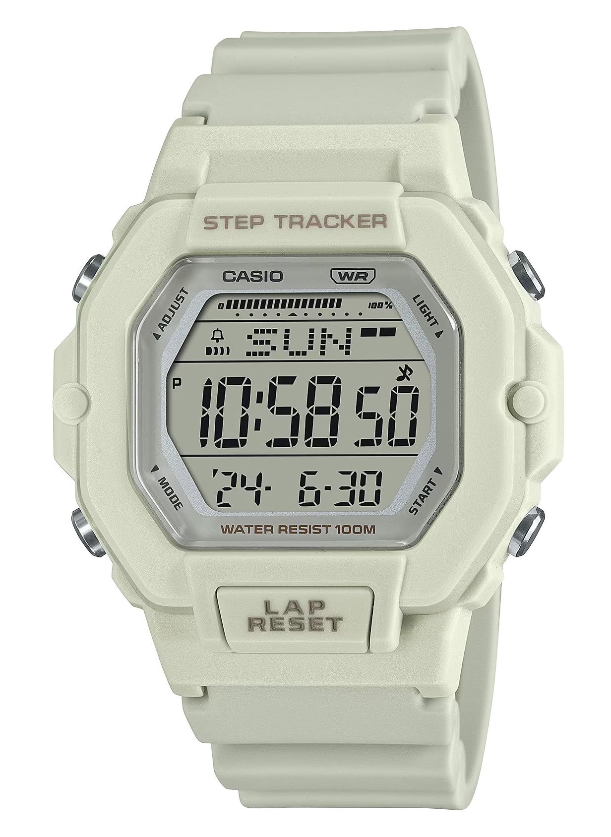 Casio Reloj Digital para Hombres de Cuarzo con Correa en Plástico LWS-2200H-8AVEF