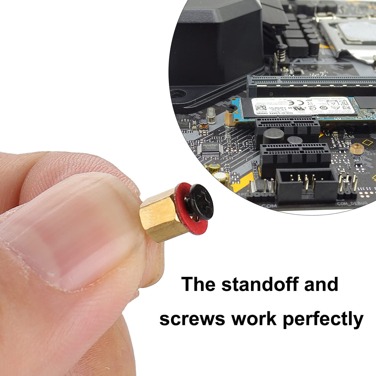 165 Stück PC Schrauben Set, M.2 SSD Schraubenset PC-Motherboard