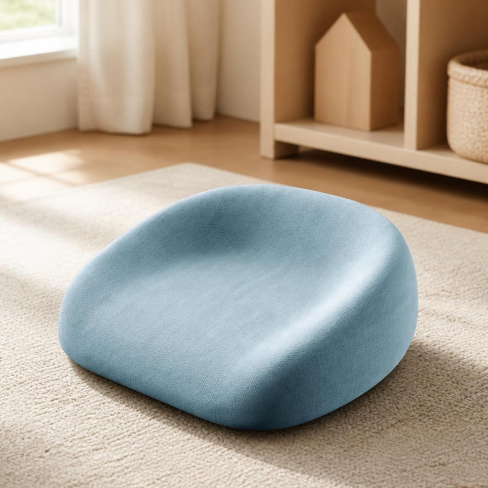 Cojín Elevador Asiento Grueso, Gris Niebla, Size to 3