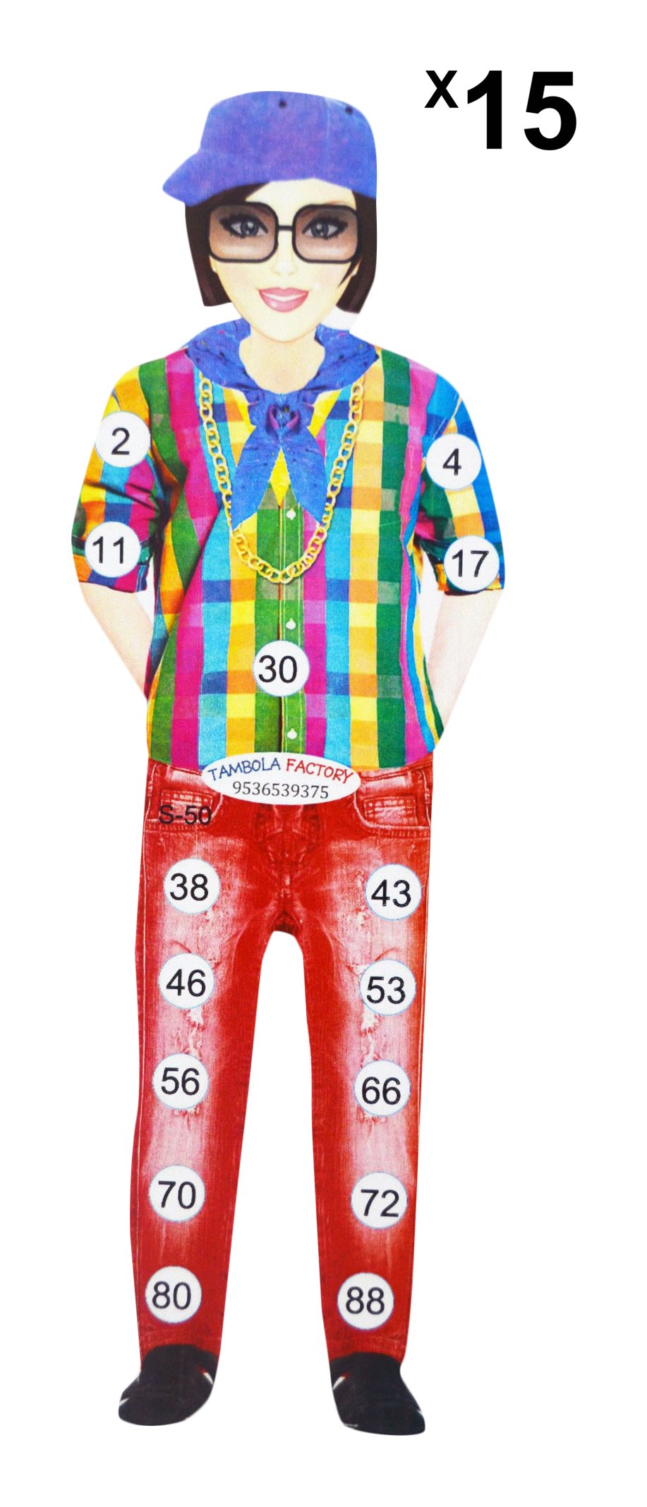 Tambola Factory Tapori Mawali Girl Party Housie Ticket Game (7.5 cm x 0.5 cm x 23 cm, Pack of 15) : Amazon.ae: Arts & Crafts Tambola Factory Tapori Mawali Girl Party Housie Ticket Game (7.5 cm x 0.5 cm x 23 cm, Pack of 15) : Amazon.ae: Arts & Crafts