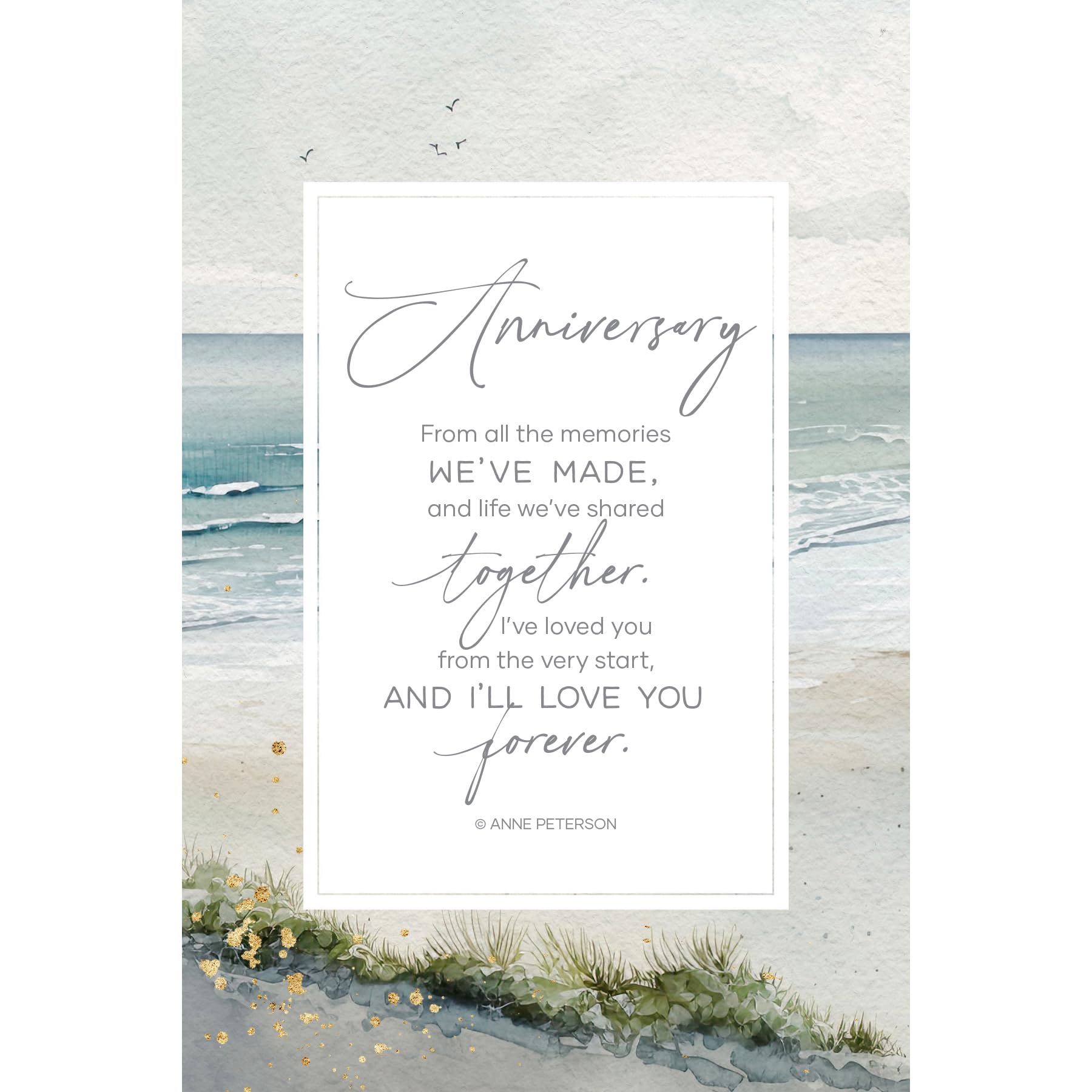 DEXSA Anniversary Wood Frame Wall Plaque 6