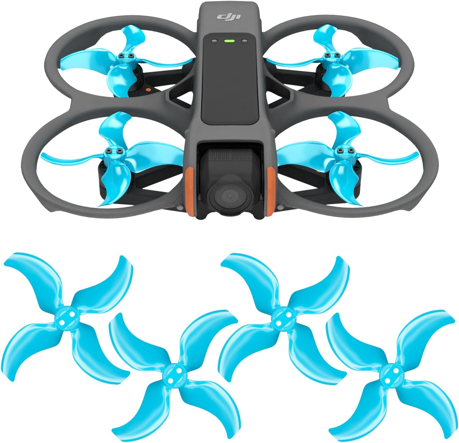 Master Airscrew Stealth Propellers for DJI Avata 2 - Blue, 4 pcs
