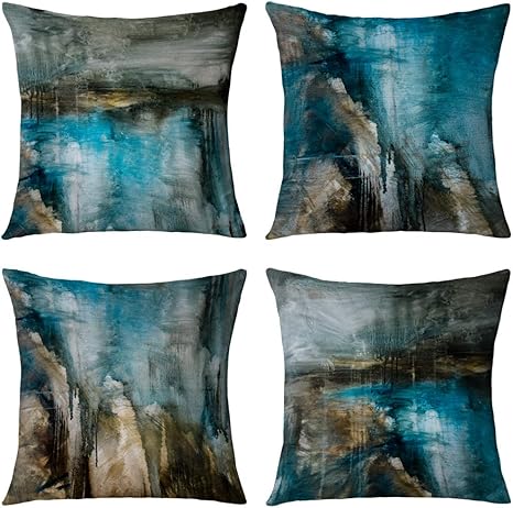 amazon teal throw pillows
