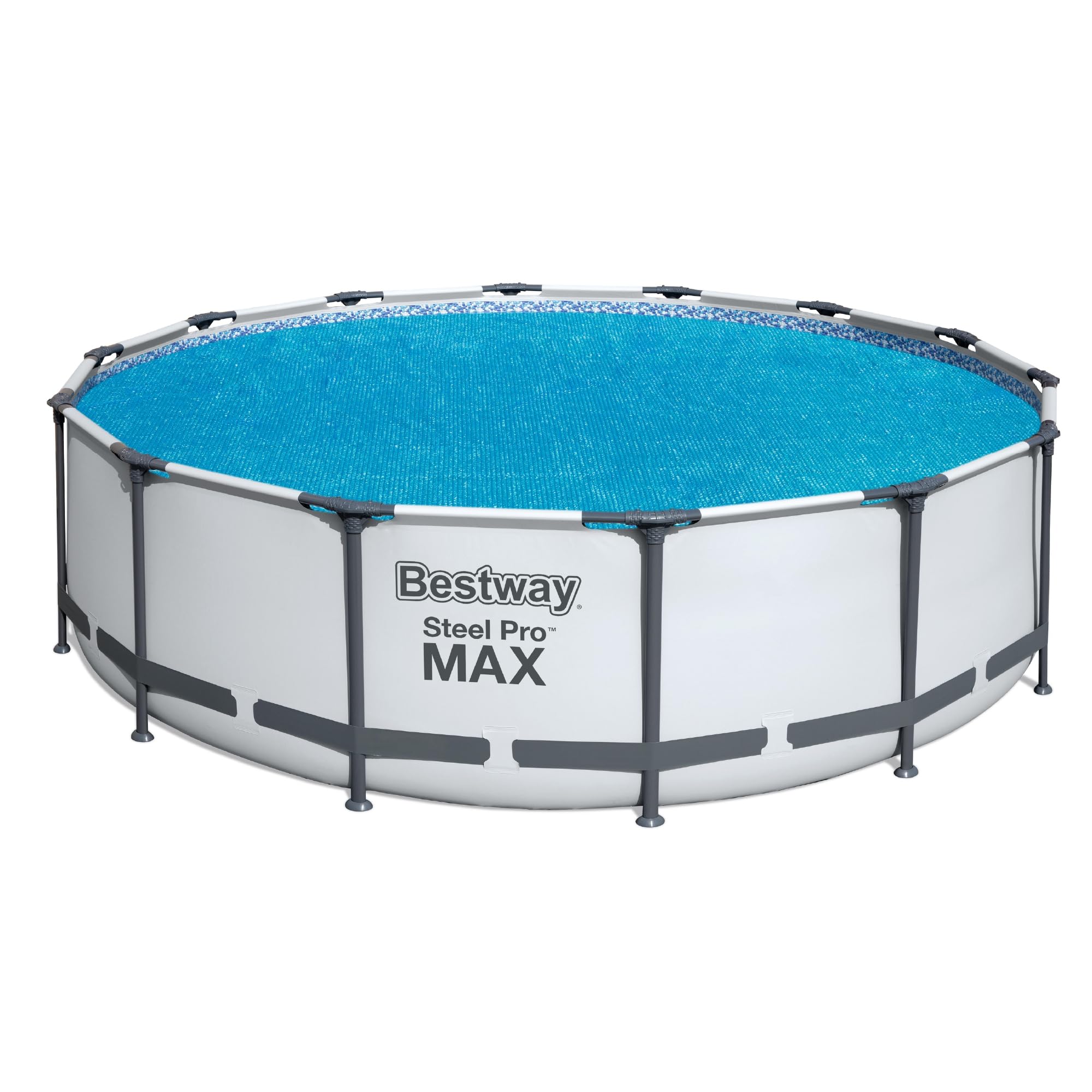 Bestway | Round Solar Pool Cover for Above Ground Pools, 3.96m x 4.27m x 4.57m