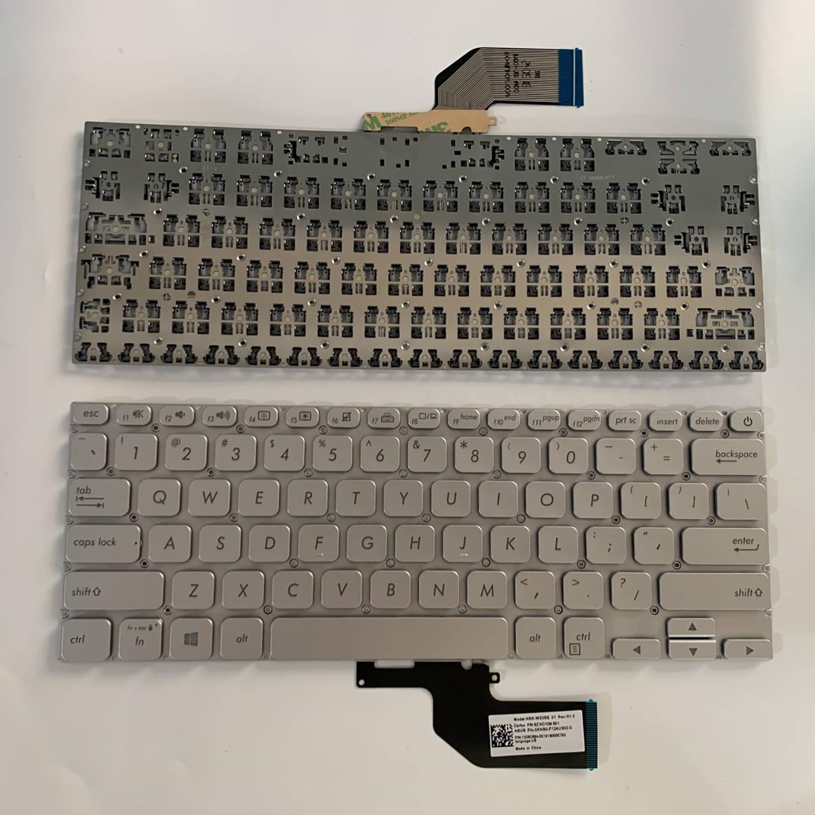 Clavier ASUS S403F A403F X403J pour le télétravail - Touches US QWERTY