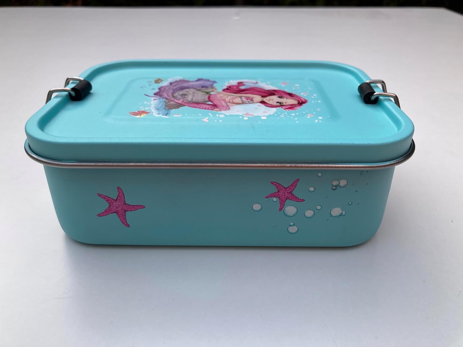Integral Petal Stainless Steel Lunch Box for Kids with Dip Container, Bento Box Kids, 3-Compartment Metal Lunch Container, Toddler Lunch Box Stainless Steel