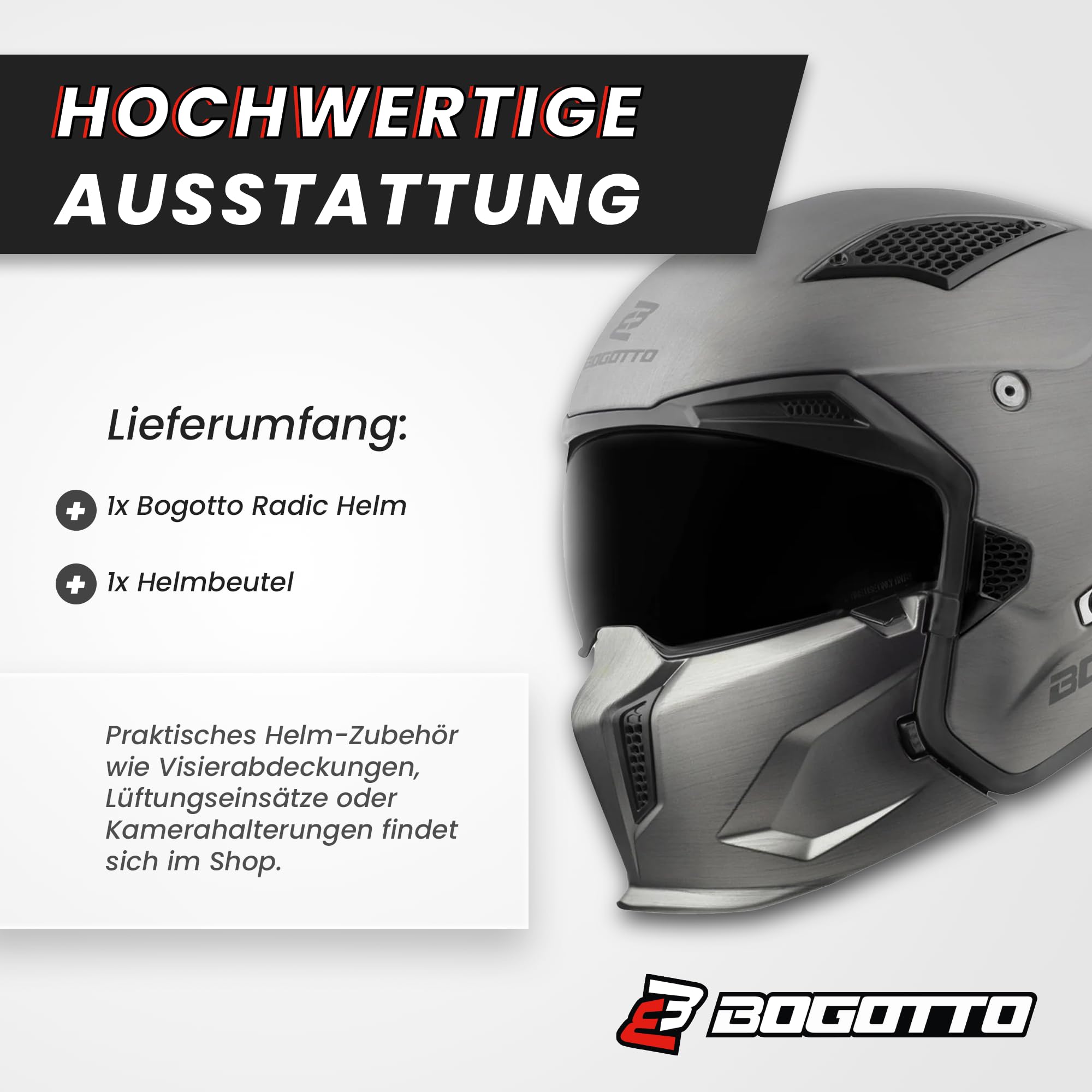Bogotto Radic 22.06 Helm, grün matt, S | Leicht zu wechseln