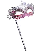Vista 18 de Máscara veneciana para mujeres y hombres, para fiesta de disfraces, baile de graduación, Halloween, Mardi Gras