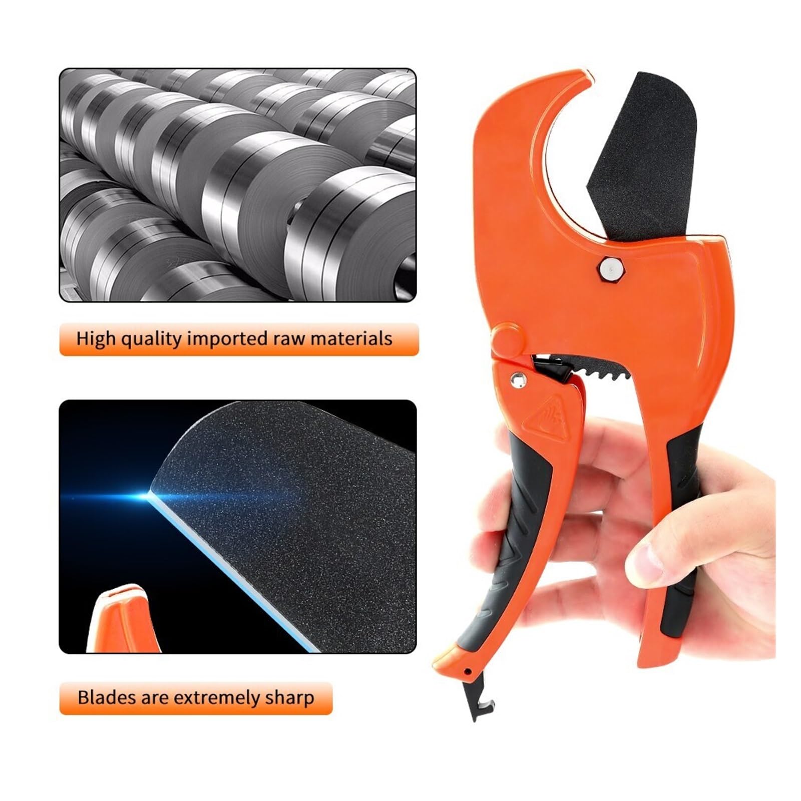 Cortador De Tubos, Tijeras For 64mm, Material SK5, Trinquete, Manguera PVC/PU/PP/PE, Herramientas Manuales Reparación Alta Calidad De Corte