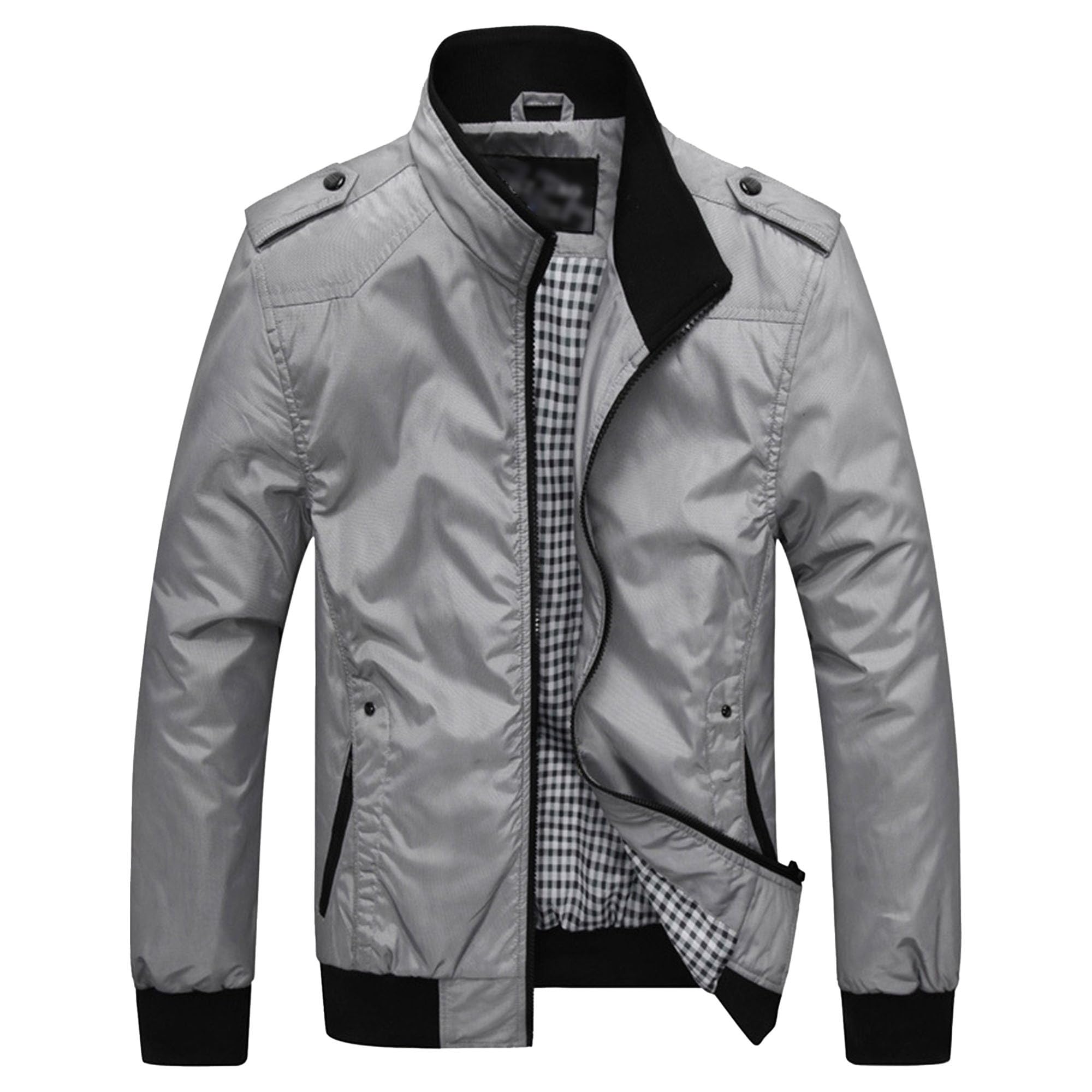 Flight jacket décontractée en coton pour les sorties citadines
