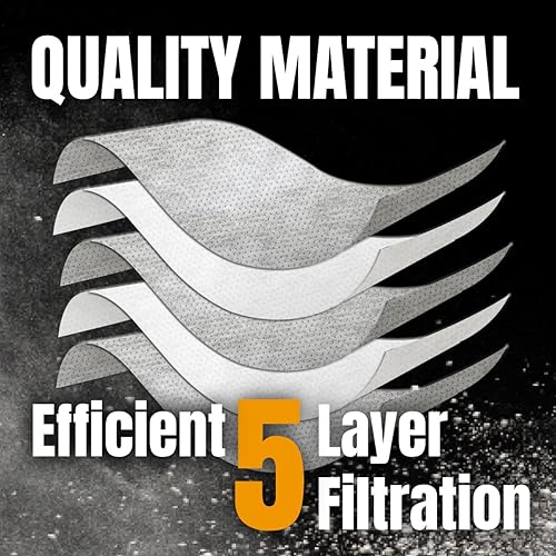 Vista 13 de POWERTEC 500438 Bolsa de filtro para Festool CT SYS 5PK, para Festool CT SYS, extractor de polvo CTC SYS, bolsas de vacío de repuesto, bolsas