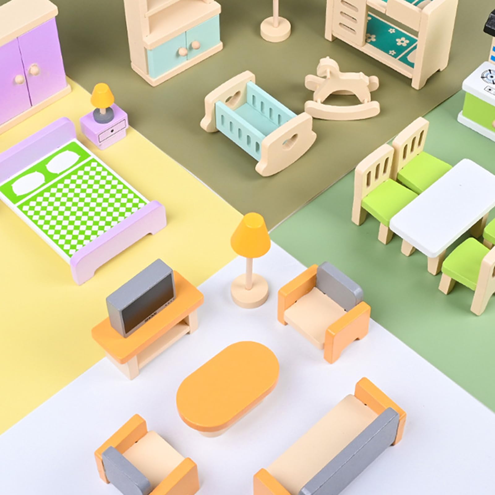 Mobili per Casa delle Bambole Casa delle Bambole Realistica con Giochi