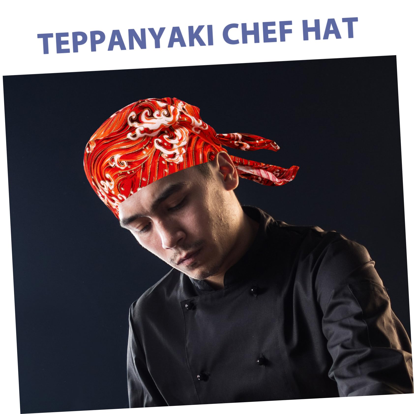 Cabilock Sombrero De Chef Gorras Pañuelo En La Cabeza Sombrero De Trabajo Decorativo De Cocina Resistente Desgaste Universal De Cocina Transpirable