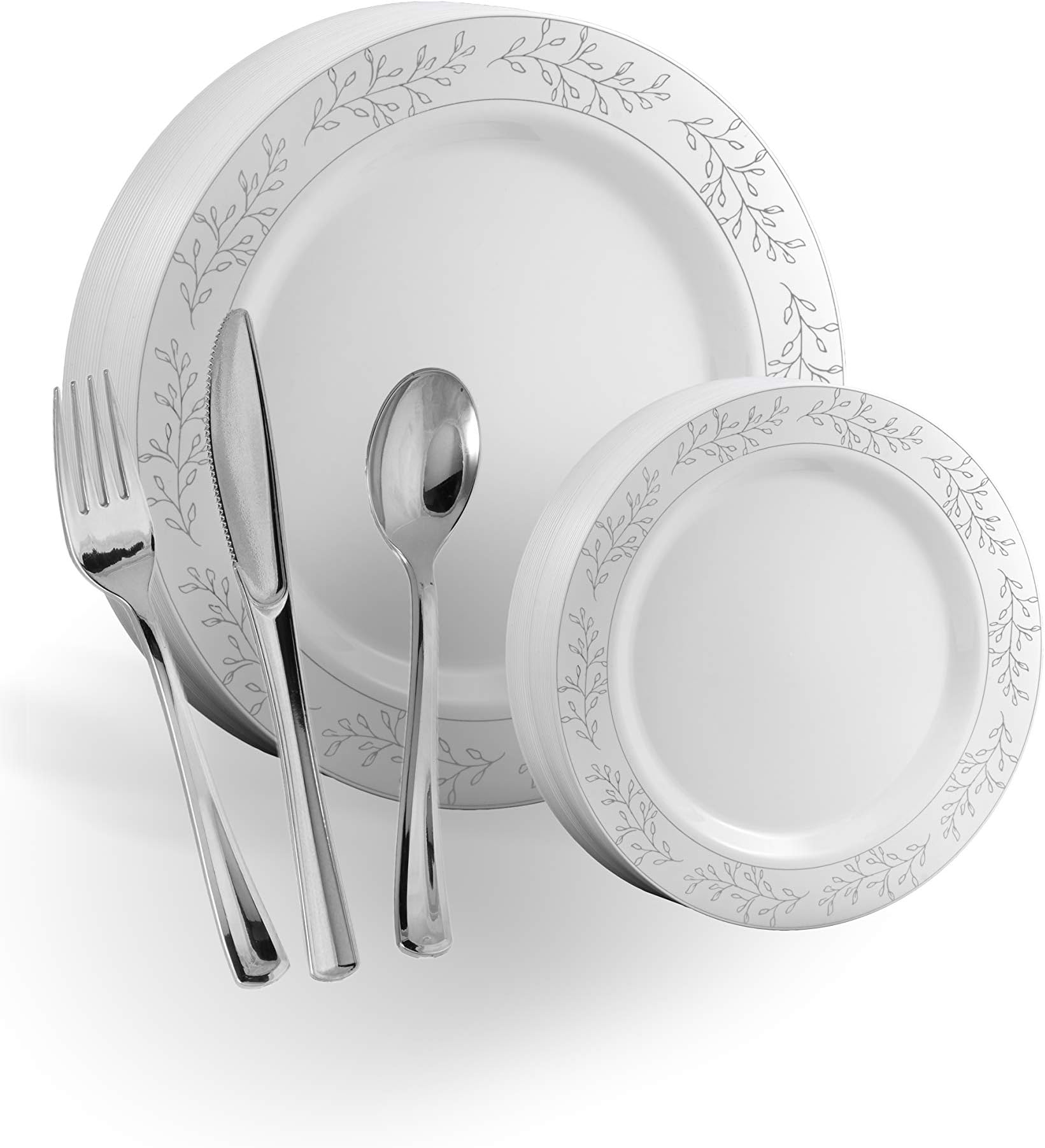 ECONLY Disposable Rustic Plates Palm leaf plates10",7" 4.5