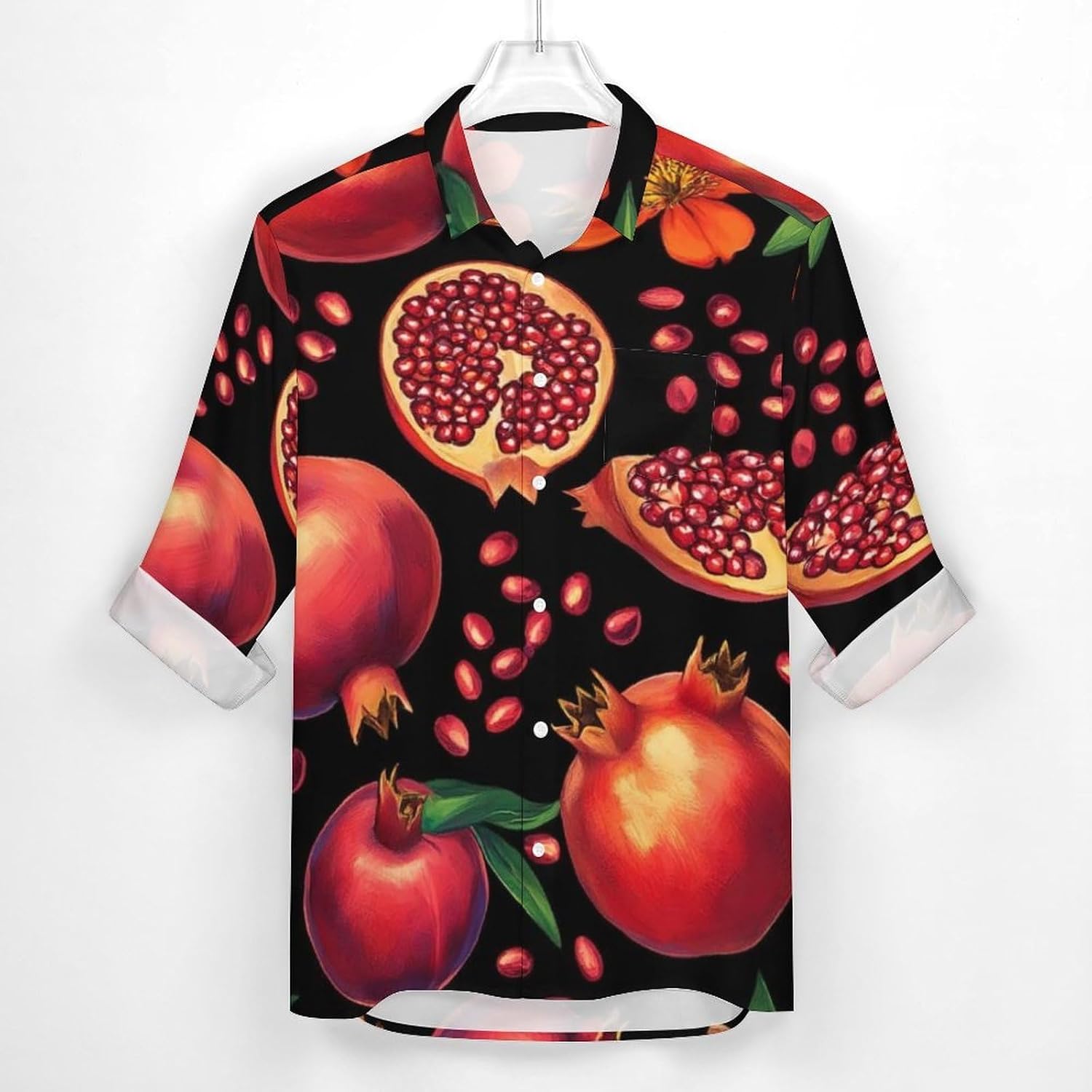 Men's Shirt Casual Wrinkle Free Long Sleeve Button Down Shirts Pocket Summer Fall Shirt Jacket