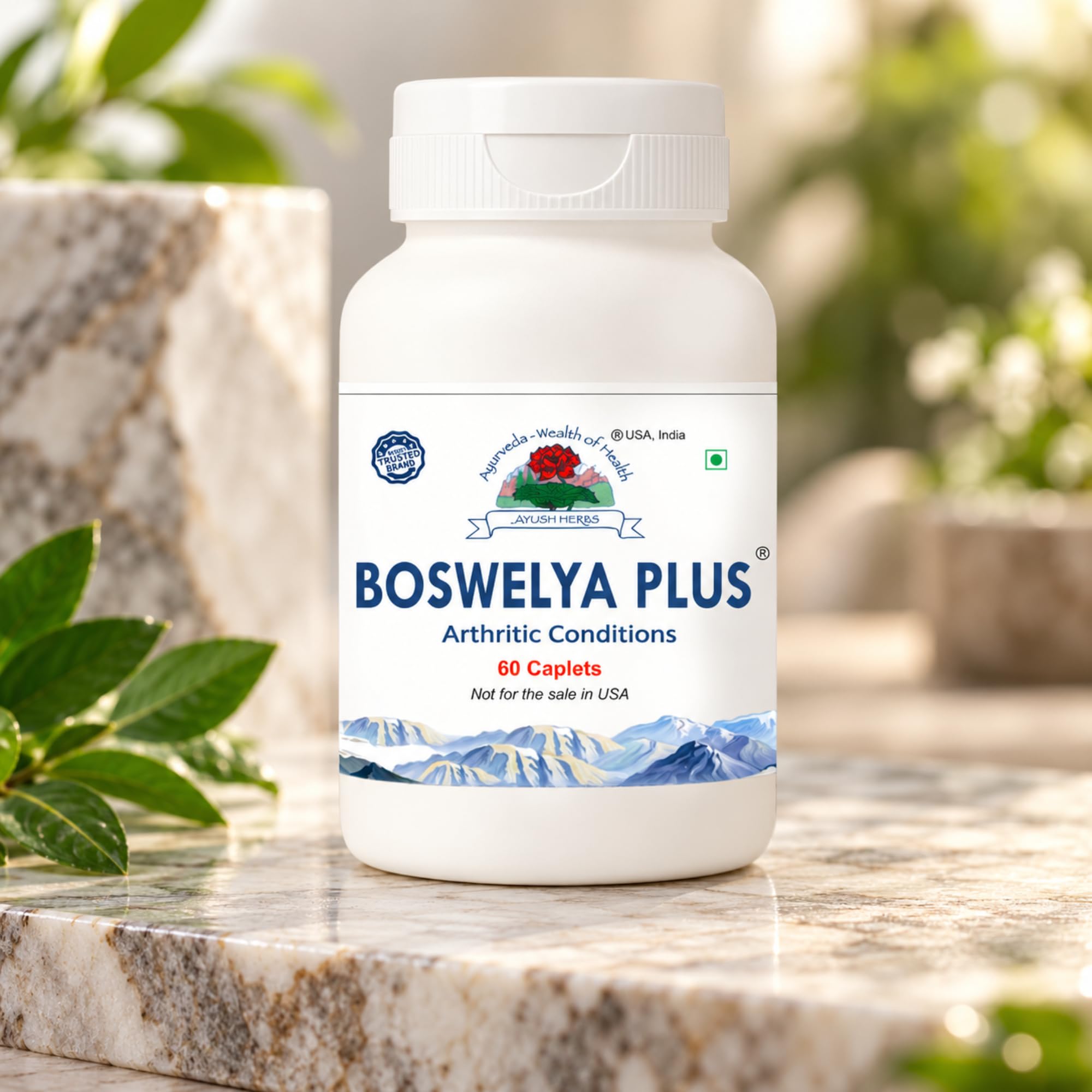 Ayush Herbs Boswelya Plus Bone and Joint Wellness Tablet|For Inflammation Relief and Joint Health,(60 Tablets) — Amazon image 2