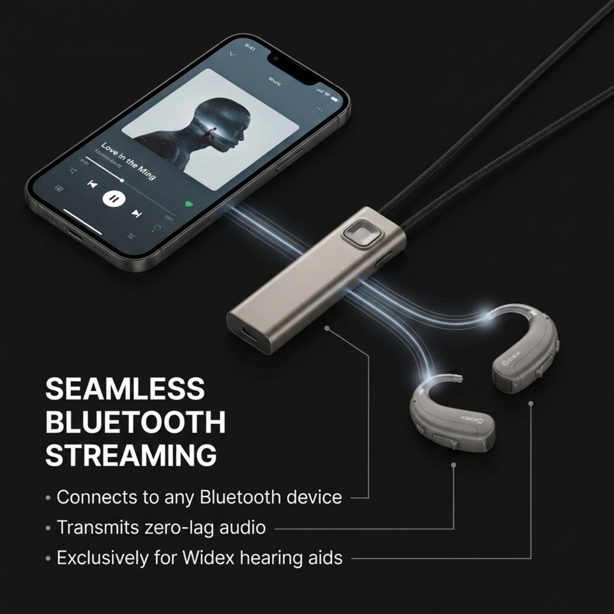 イヤホン WIDEX COM-DEX Bluetooth Amazon.com: COM-DEX Bluetooth Streamer | for Widex Hearing Aids