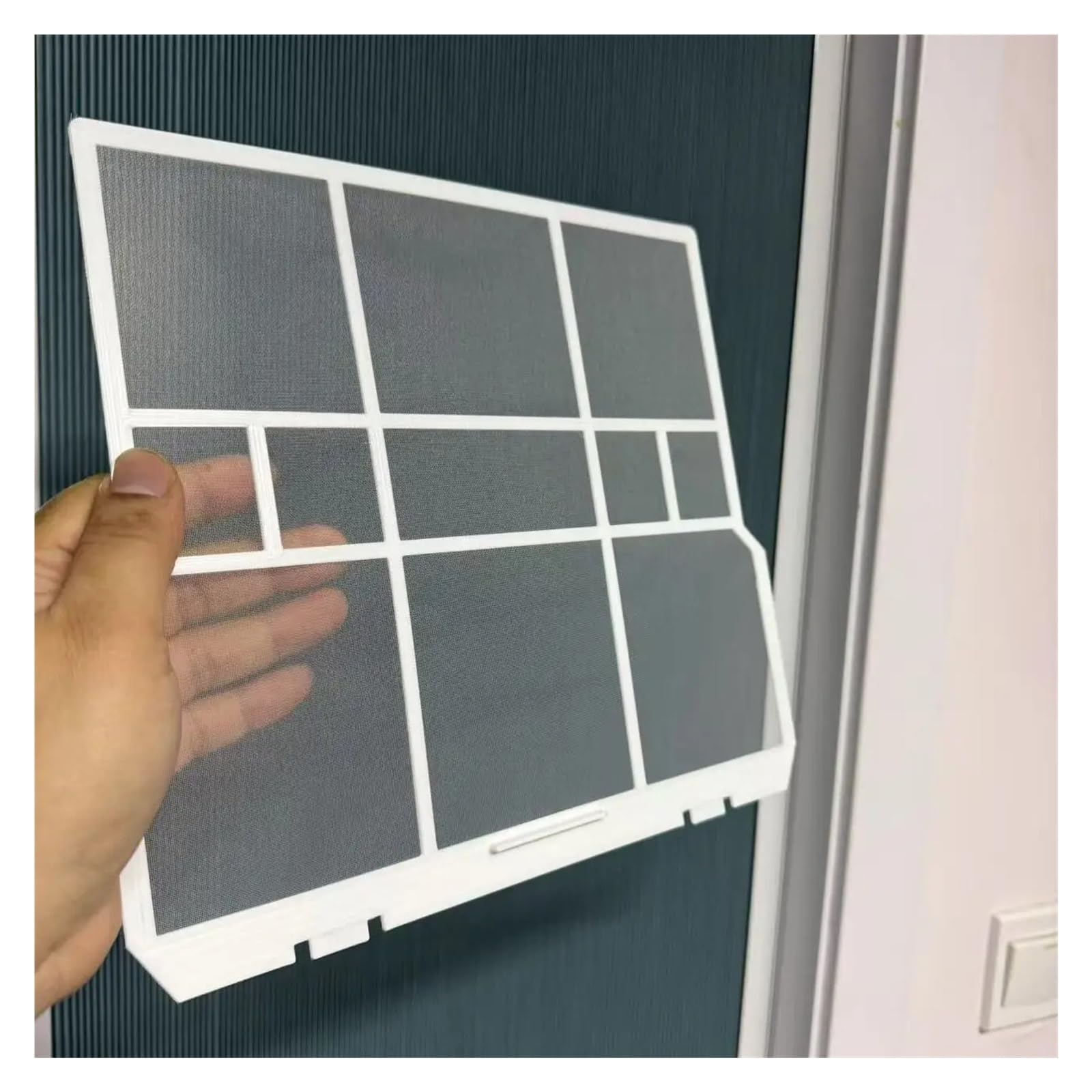 Schermo antipolvere for filtro aria condizionata, compatibile con TOSHIBA | 2 pezzi, filtro 28X25C