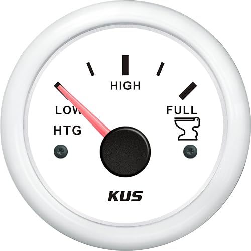 KUS DN52mm White/Black Holding Tank Gauge Holding Tank Meter 0-190ohm (PN: KY12102/ KY12002)