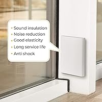 Vista 6 de Zonon 16 piezas de sello de esquina de puerta, burletes para marco de puerta exterior, tapones adhesivos para esquinas para burletes y protección