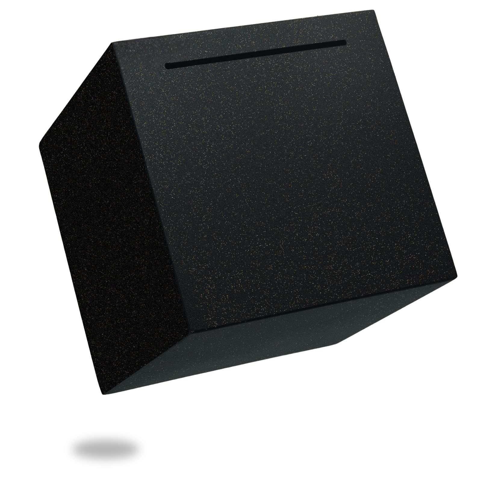 THE WHITE SHOP Coin Bank for Adults Must Break to Open, Stainless Steel Adult Piggy Bank for Real Money, Unbreakable Metal Money Bank for Cash Saving(12X12)