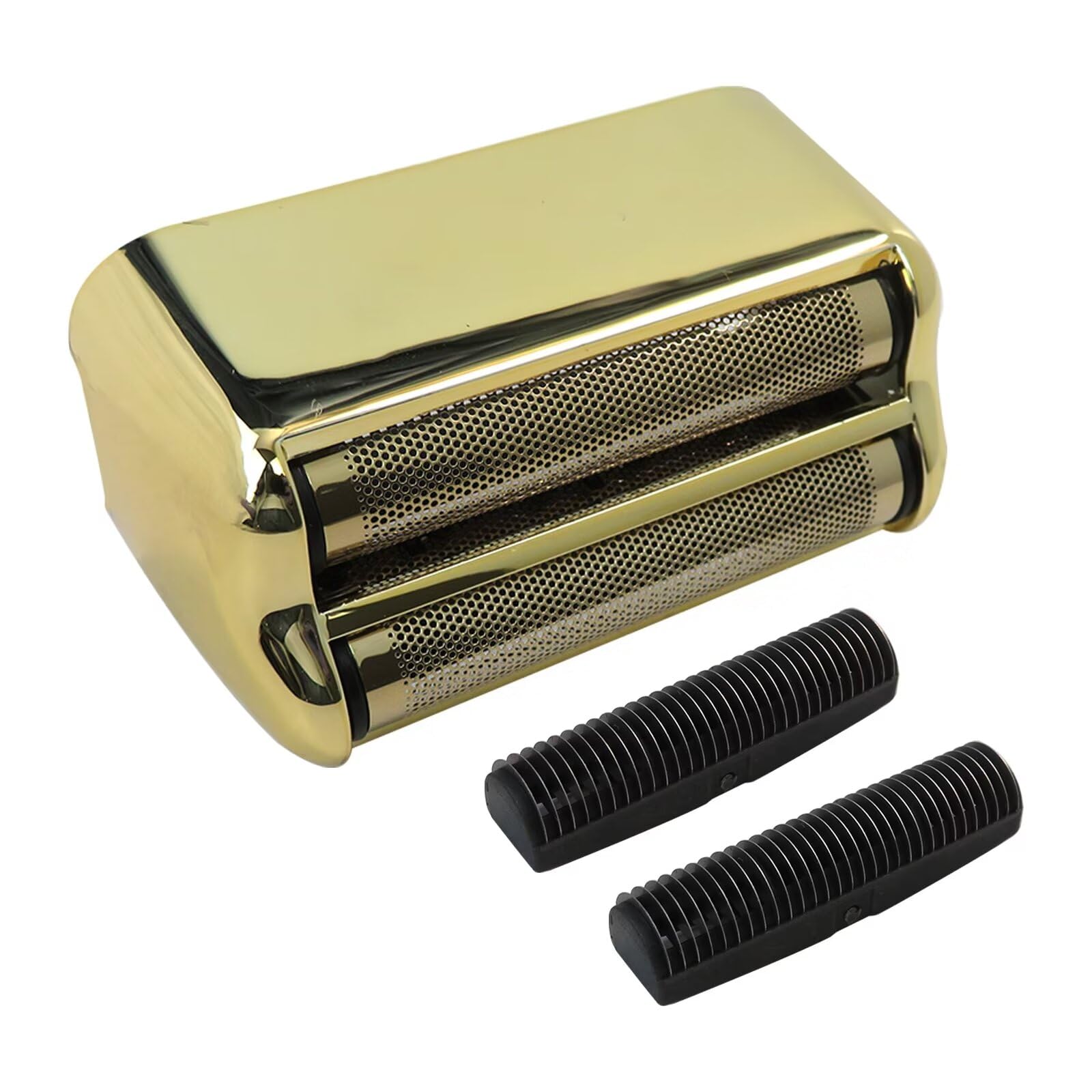 Xspeedonline Shaver Foil and Cutters Kit Compatible for Metal-FX Single Foil and Double Foil Shavers-Gold