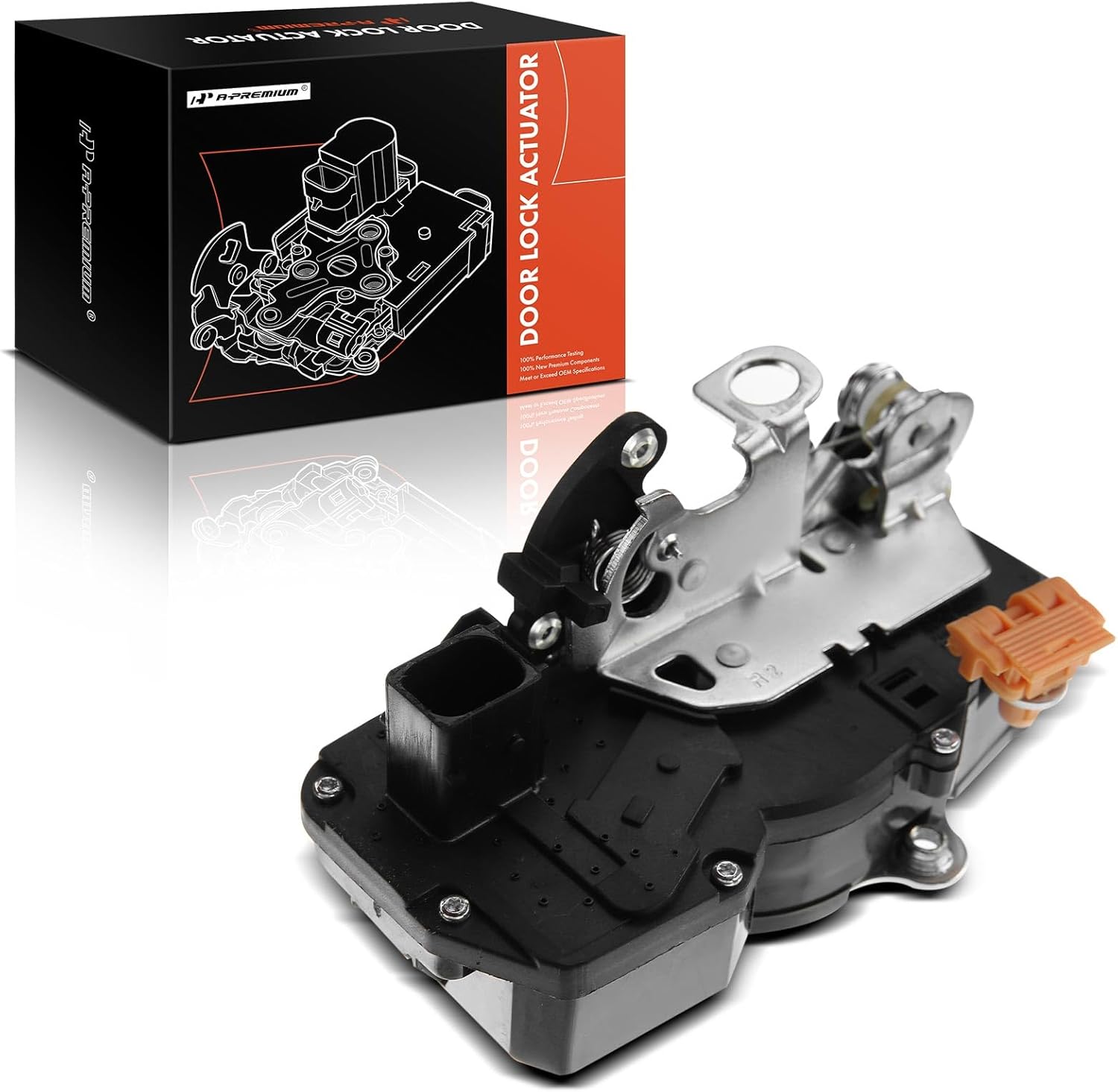 A-Premium Rear Passenger Door Lock Actuator Compatible with 2007-2009 Chevrolet Tahoe & GMC Yukon & Cadillac Escalade, Rear Right Latch and Actuator Assembly