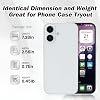 Without Logo Non-working Phone Dummy Display Model Pretend Phone toy for Phone 16 6.1 inches - Silver Colorscreen