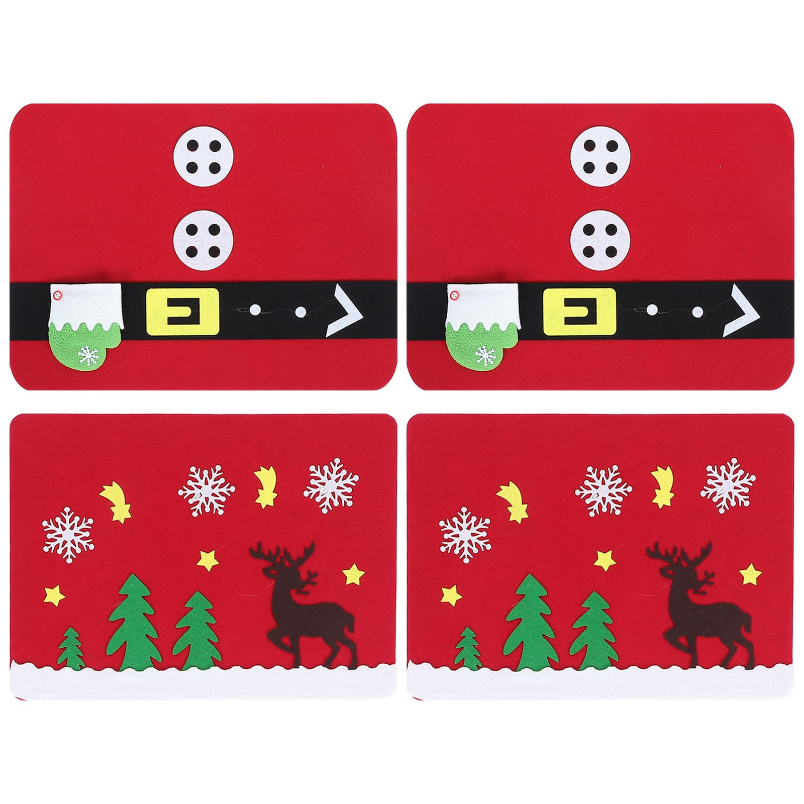 Set de table Noël pour hôtel Toyvian 4 pièces aux finitions soignées et élégantes
